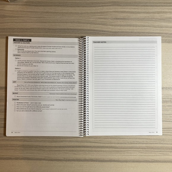 Memoria Press First Grade Enrichment Guide Book of Crafts Homeschool Curriculum - Picture 12 of 16